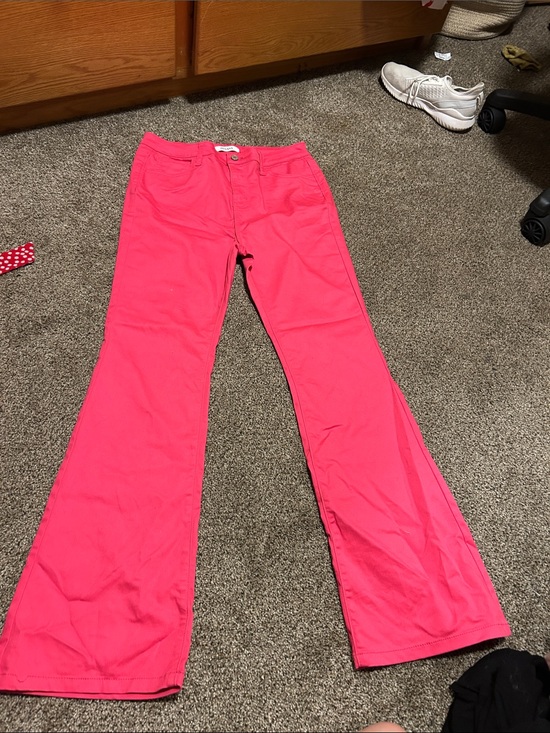Zenana Outfitters Denim - Zenana Outfitters Hot Pink Wide Leg Jeans